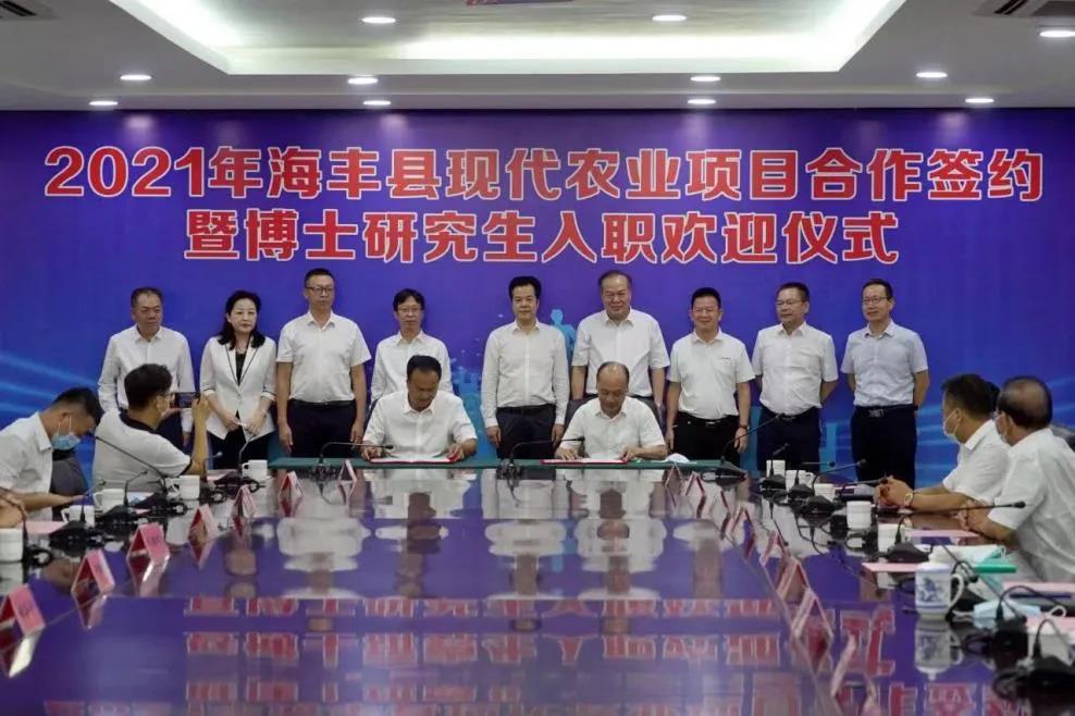 省食品助力海丰县乡村振兴——与海丰县农业农村局举行现代农业项目签约仪式 省食品助力海丰县乡村振兴——与海丰县农业农村局举行现代农业项目签约仪式