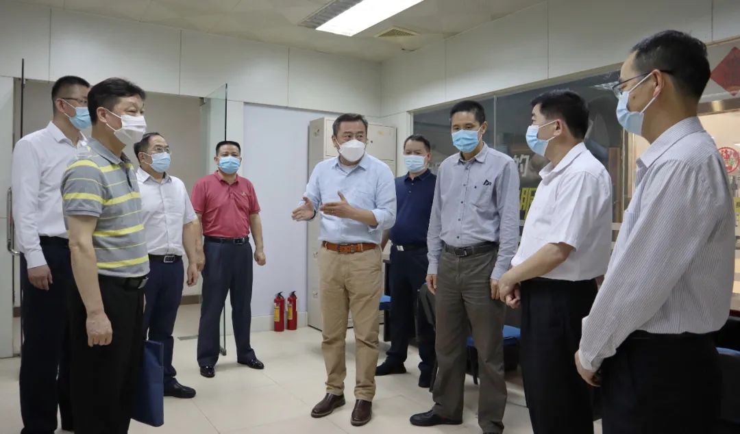 省国资委党委委员、二级巡视员张绳道带队到tapplay集团督导疫情防控、安全生产和一季度生产经营情况