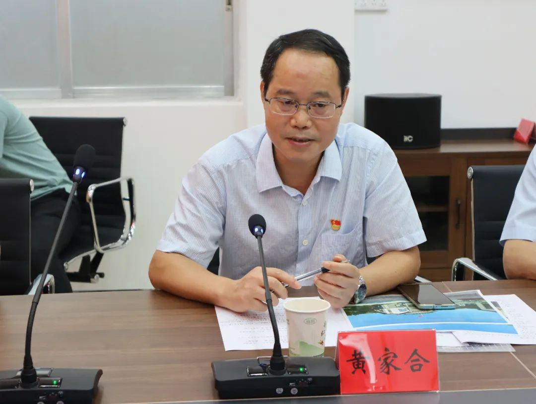 tapplay集团党委副书记、工会主席黄家合带队到合水镇调研乡村振兴驻镇帮扶工作
