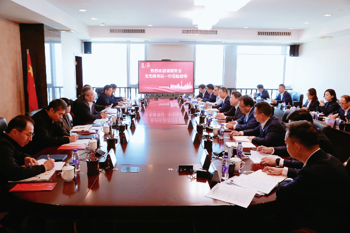 省国资委党委书记支光南带队到tapplay集团调研